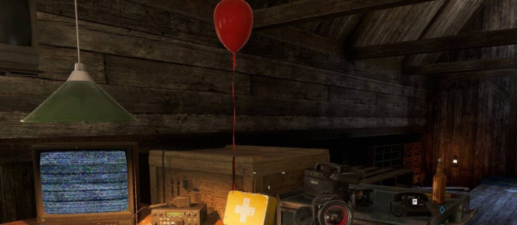 Uncover the chilling red balloons tied to a storm drain, a nod to Stephen King's 