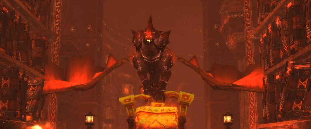Fire and Lava in Blackwing Descent: 