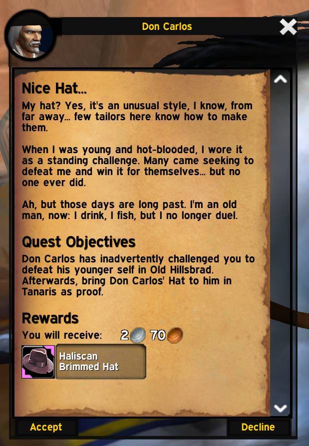 Discover Don Carlos's tales of glory in Gadgetzan. For the best in-game currency and services, visit Gamer Choice now!