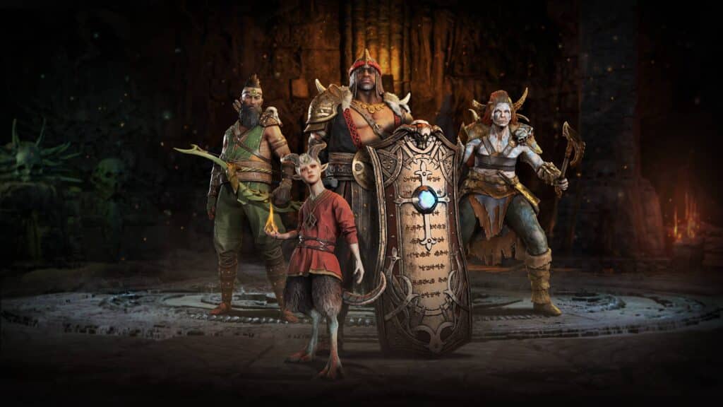 The fearsome Vessel of Hatred Mercenaries in Diablo 4, ready for battle. Enhance your gaming experience and equip yourself for victory with the best deals on gaming gear at Gamer-Choice.com.