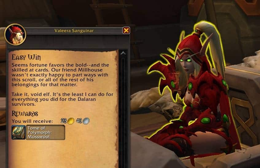 New in the War Within: Tome of Polymorph: Mosswool
