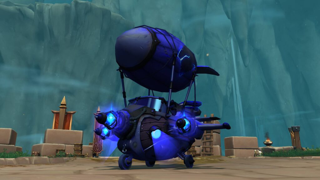 World of Warcraft airship mount featured in The War Within expansion - available in World of Warcraft account for sale on sub.gamer-choice.com.