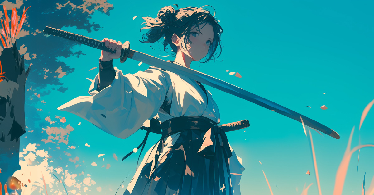Animated character holding a sword, symbolizing the elite 5-star characters available in top Genshin Impact accounts for sale at Gamer-Choice.com, your ultimate gaming destination.