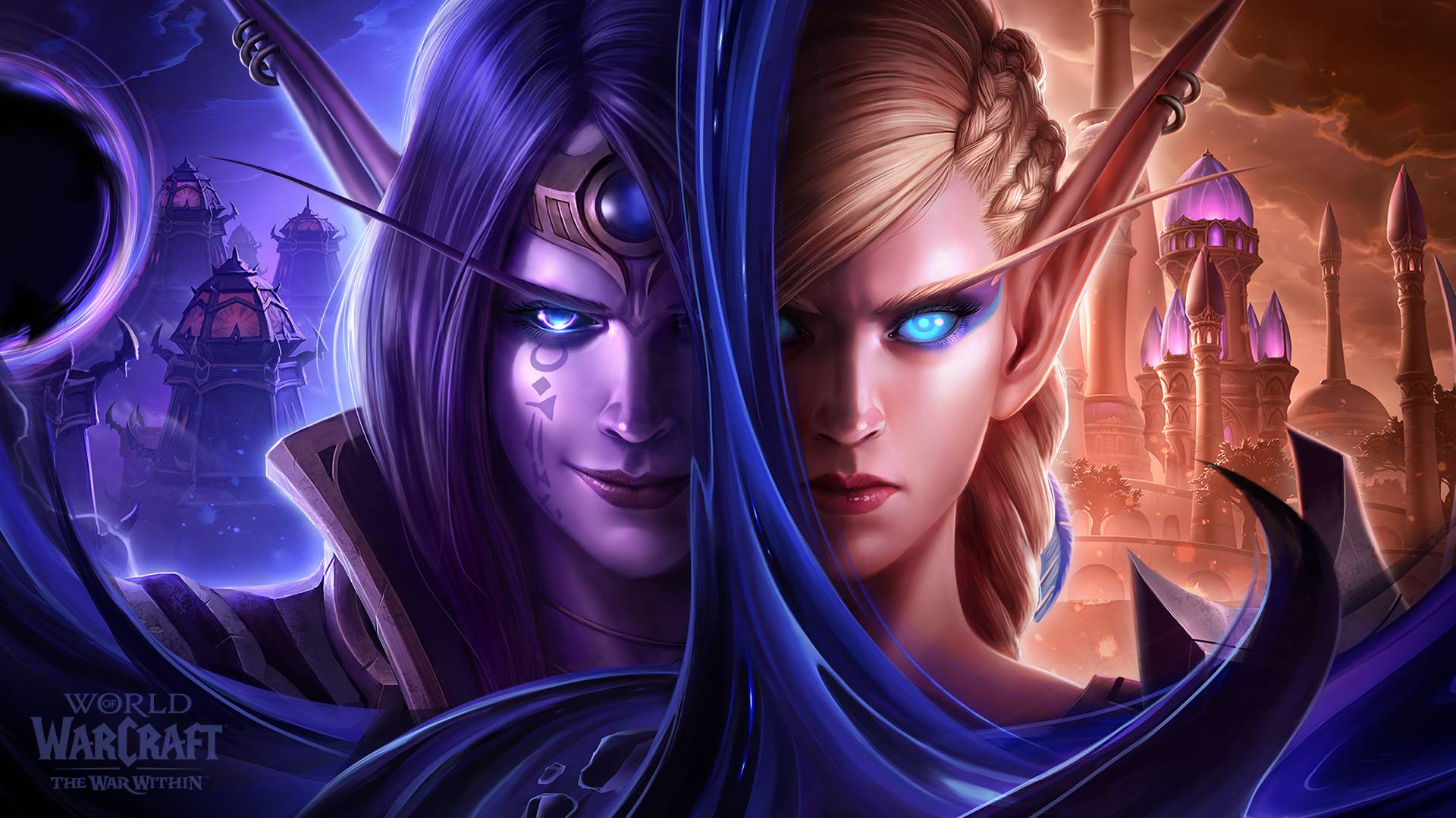 The fierce confrontation between two characters in World of Warcraft: The War Within, highlighting where WoW gold buy strategies play a critical role.