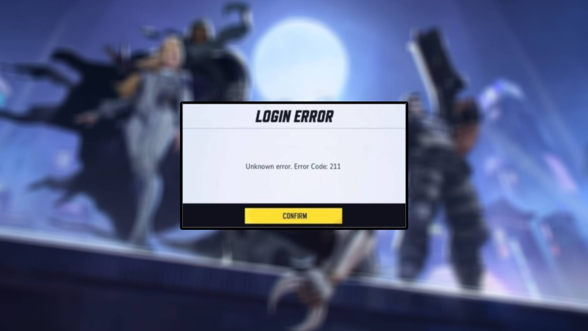marvel rivals error code 211