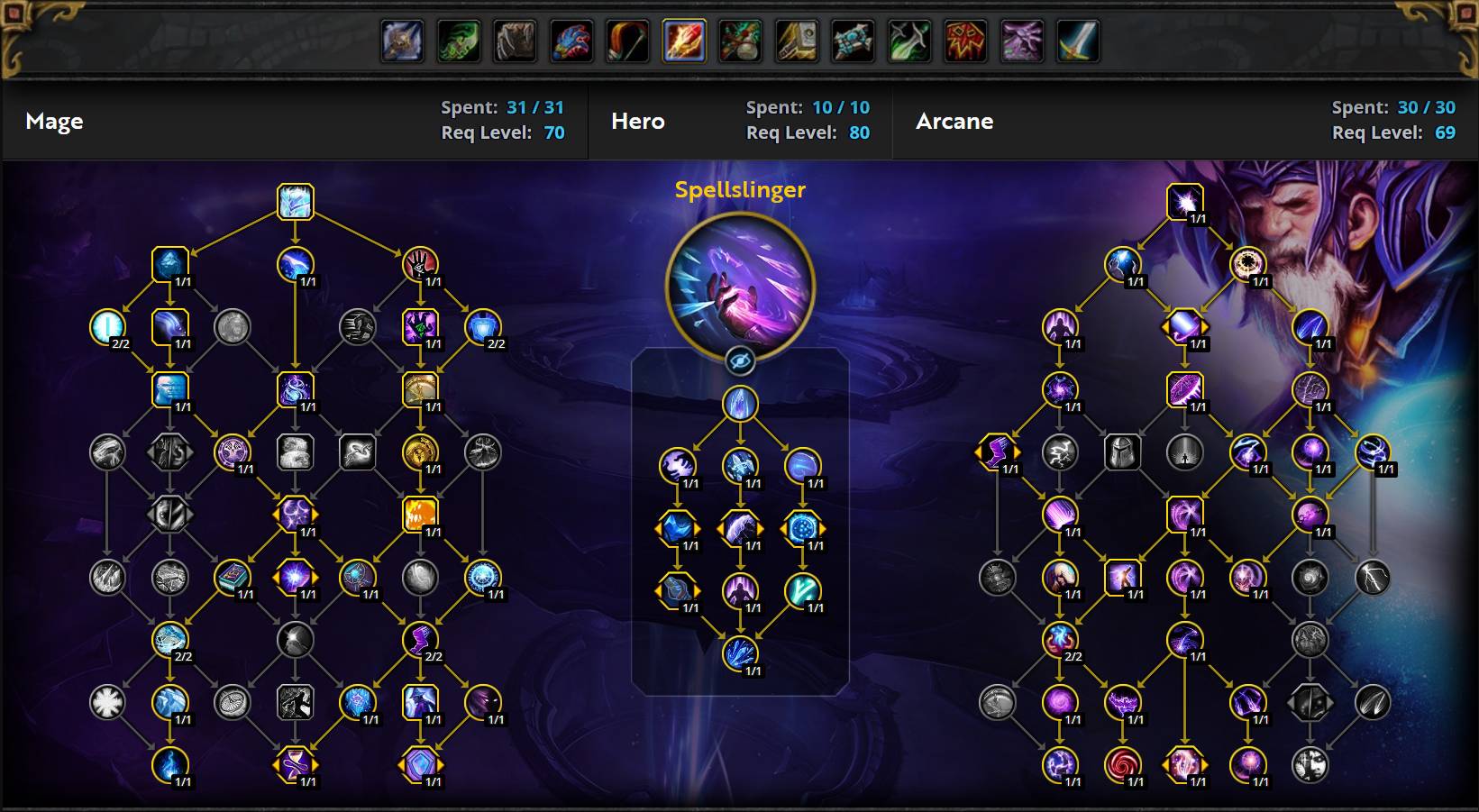 Arcane Mage Mythic+ Build