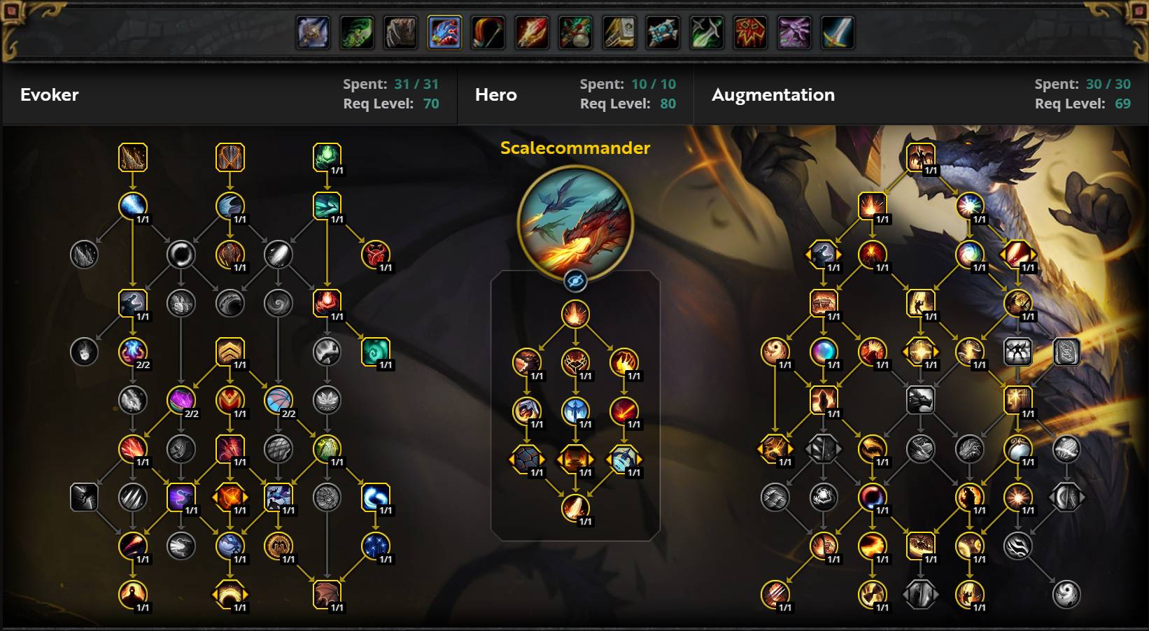 Augmentation Evoker Mythic+ Build