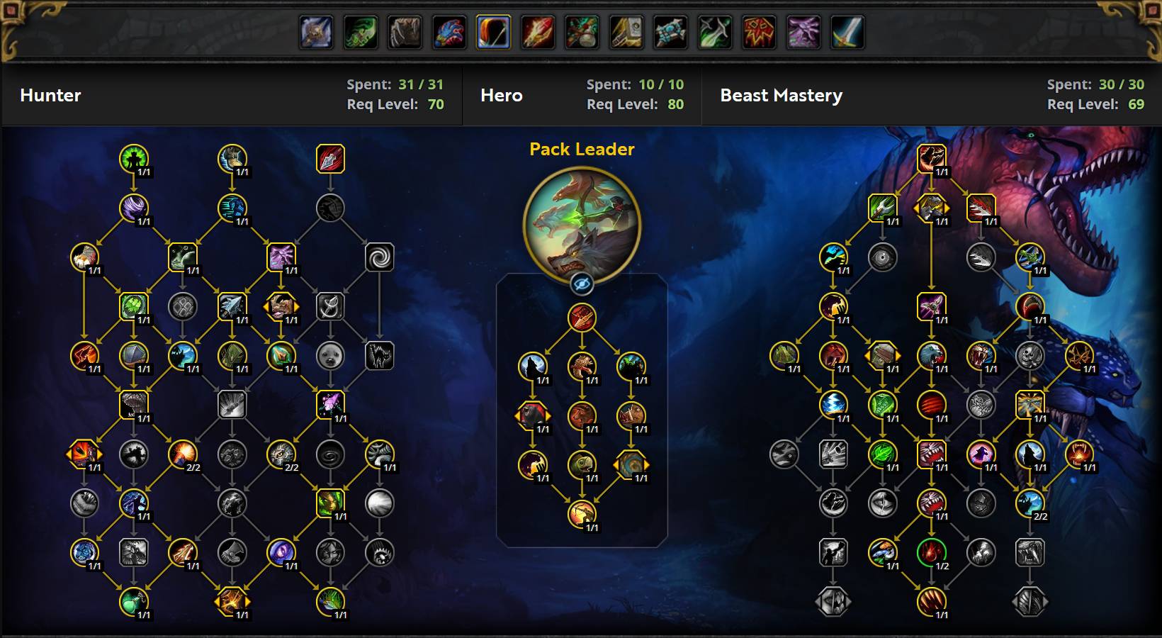 Beast Mastery Hunter Raid AoE Build