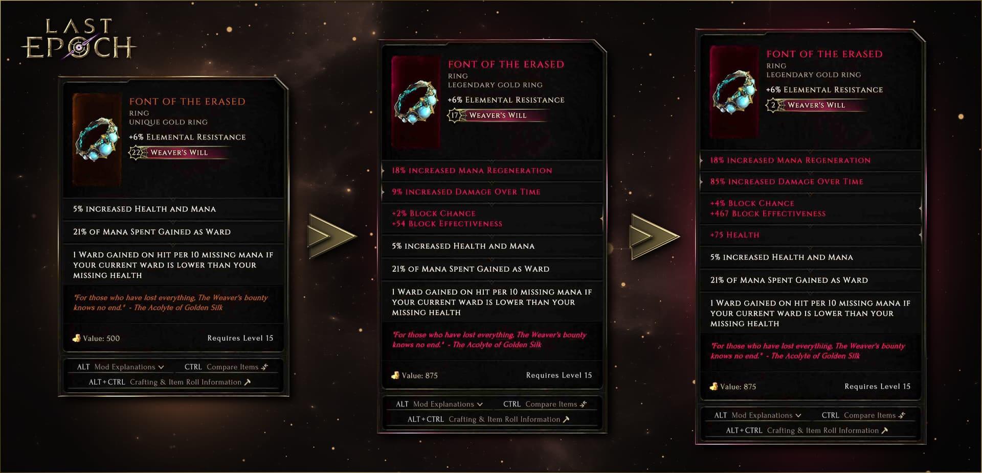 last epoch weavers will
