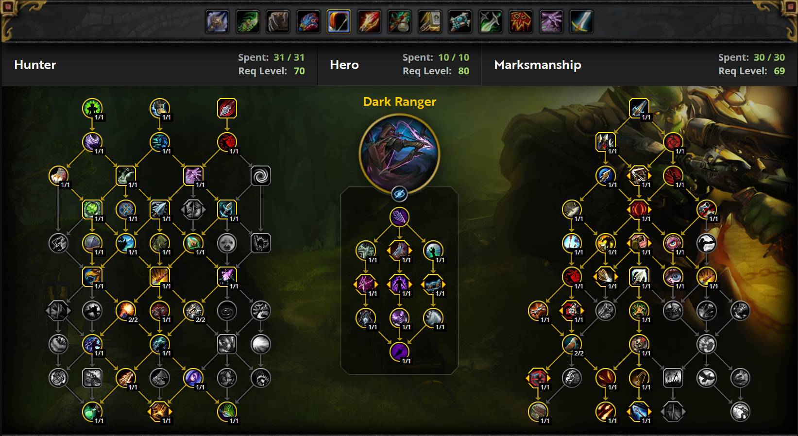 Marksmanship Hunter AoE Build