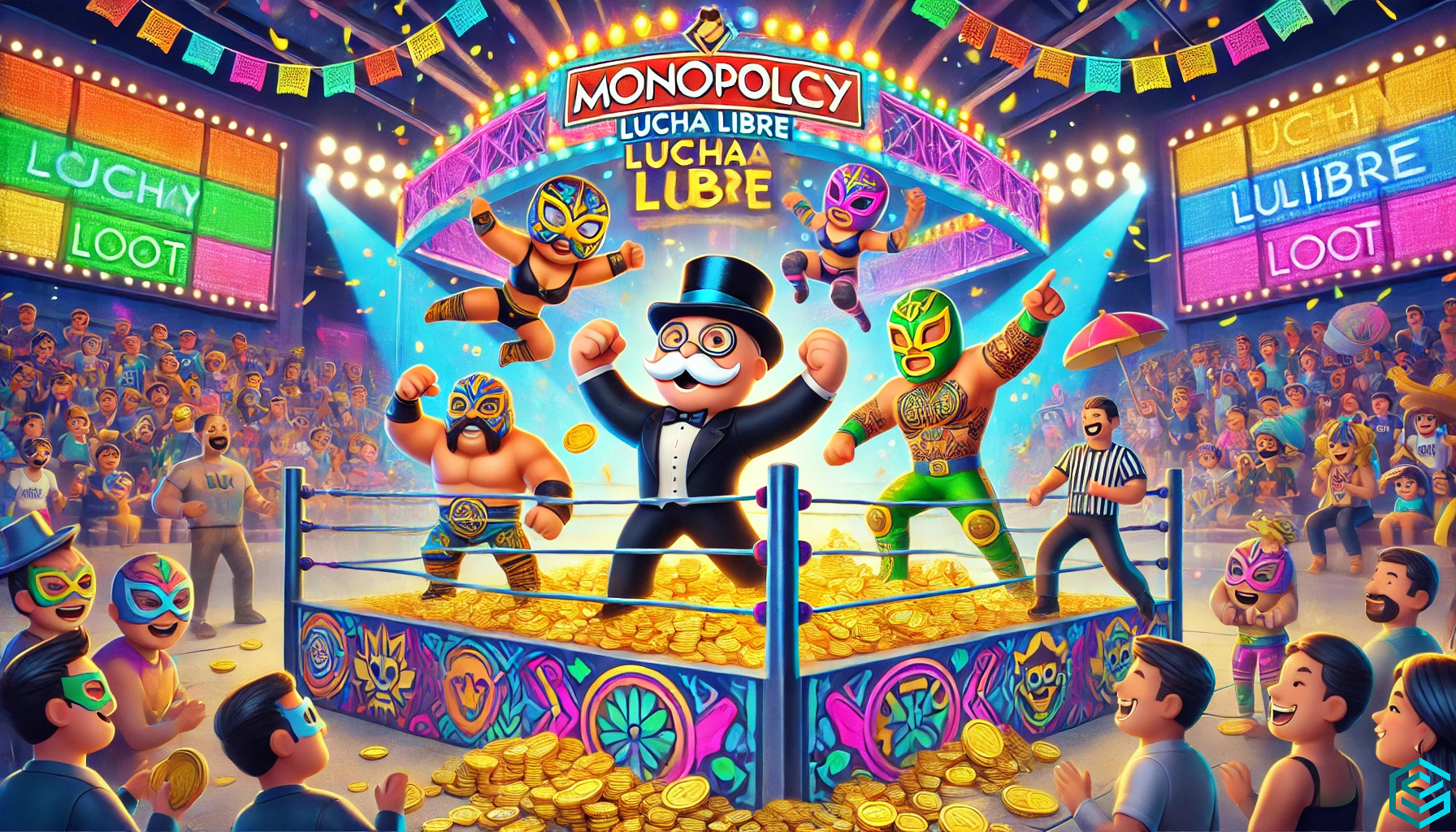 lucha libre loot monopoly go