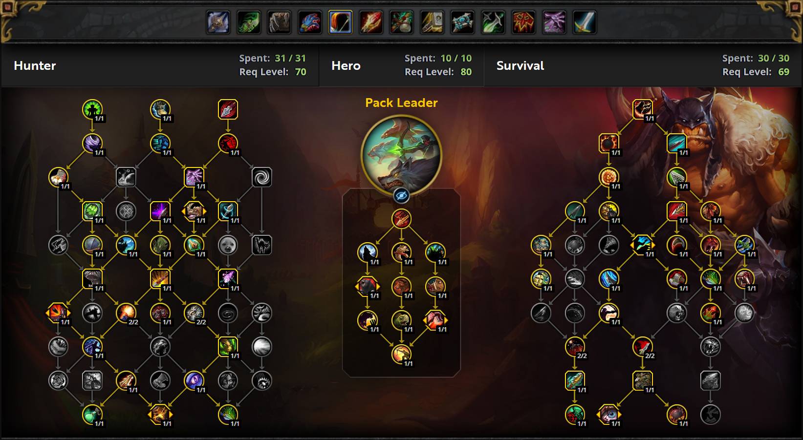 Survival Hunter Raid AoE Build