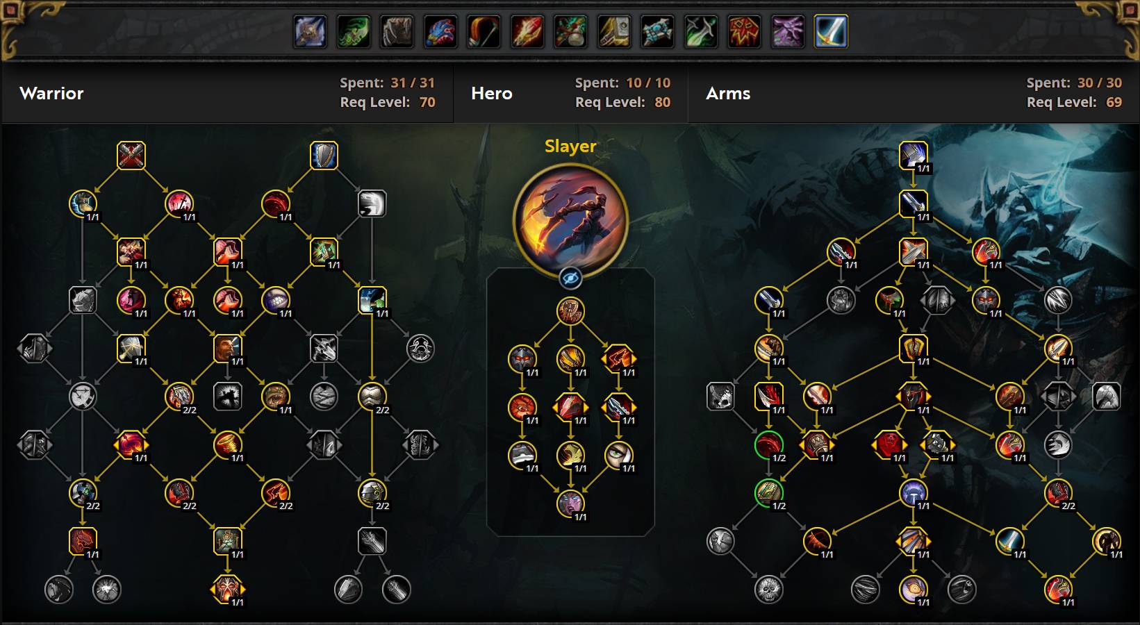 Arms Warrior Raid Build