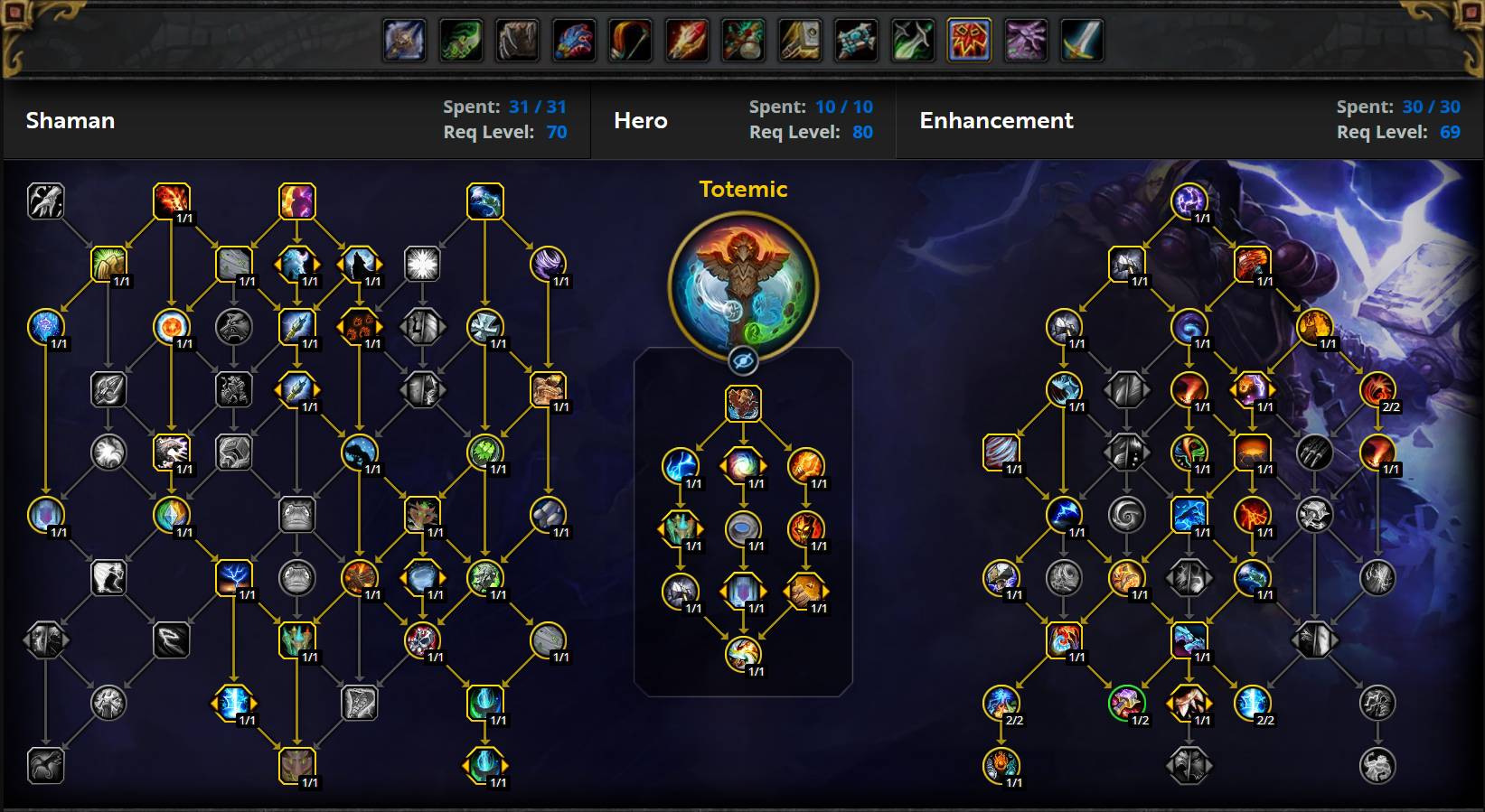 Enhancement Shaman Mythic+ Build