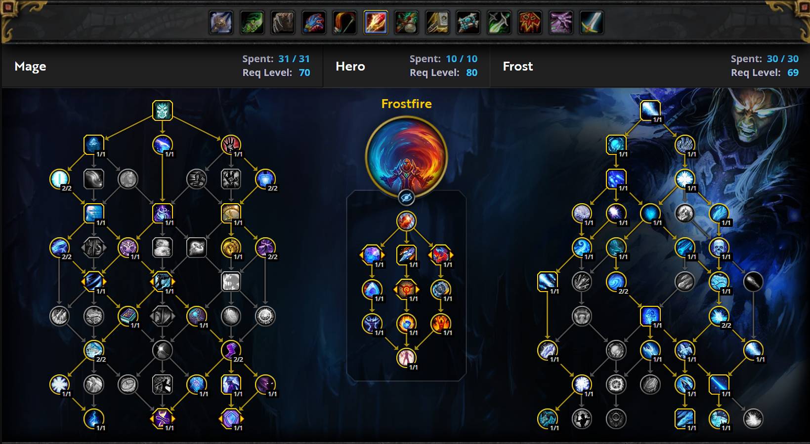 Frost Mage Single-Target Build