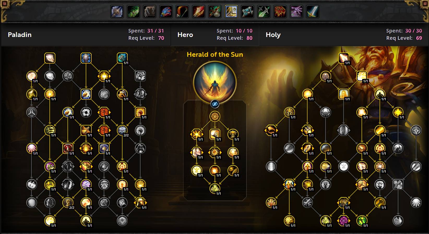 Holy Paladin Melee Build