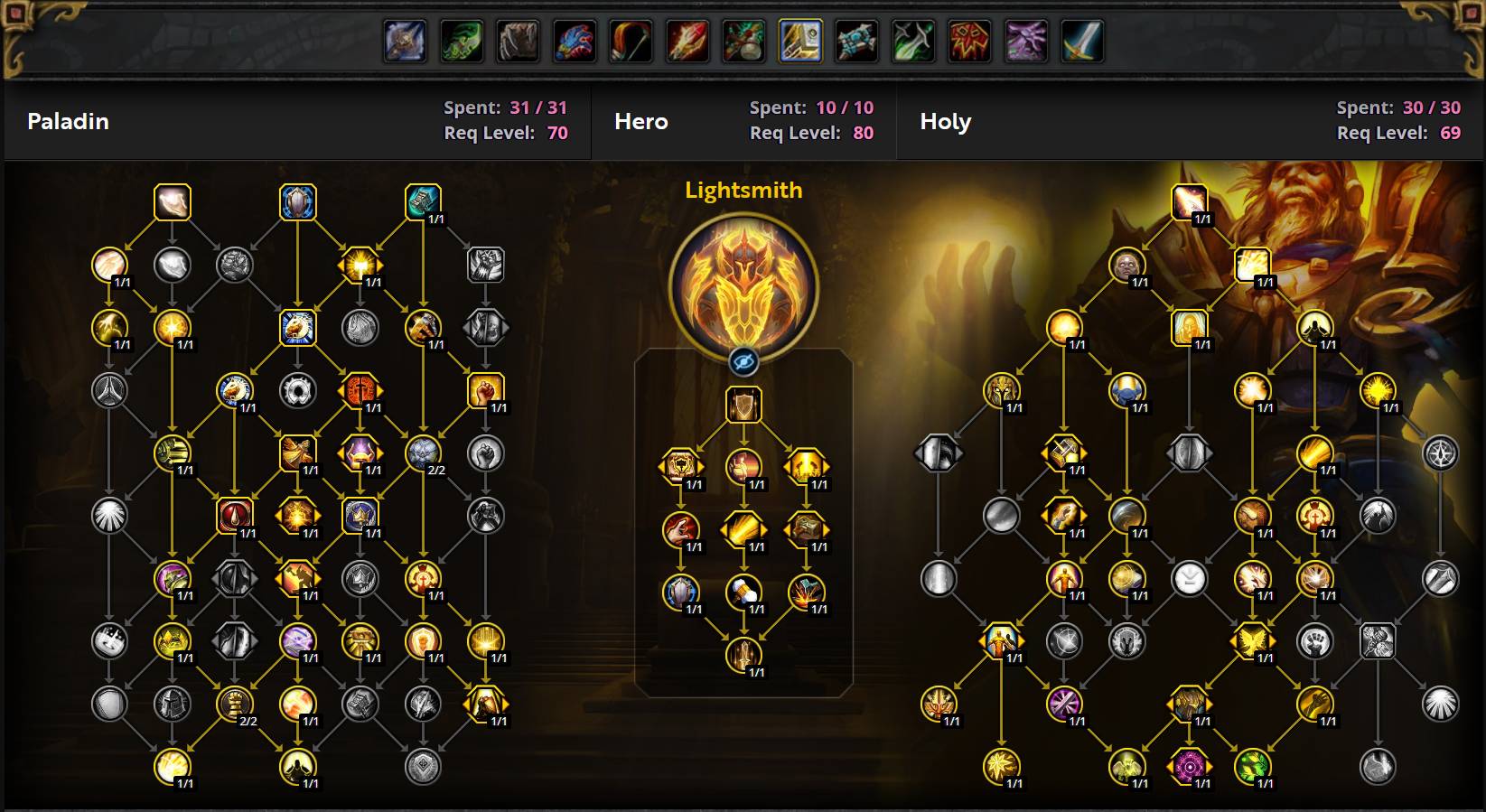 Holy Paladin Mythic+ Build