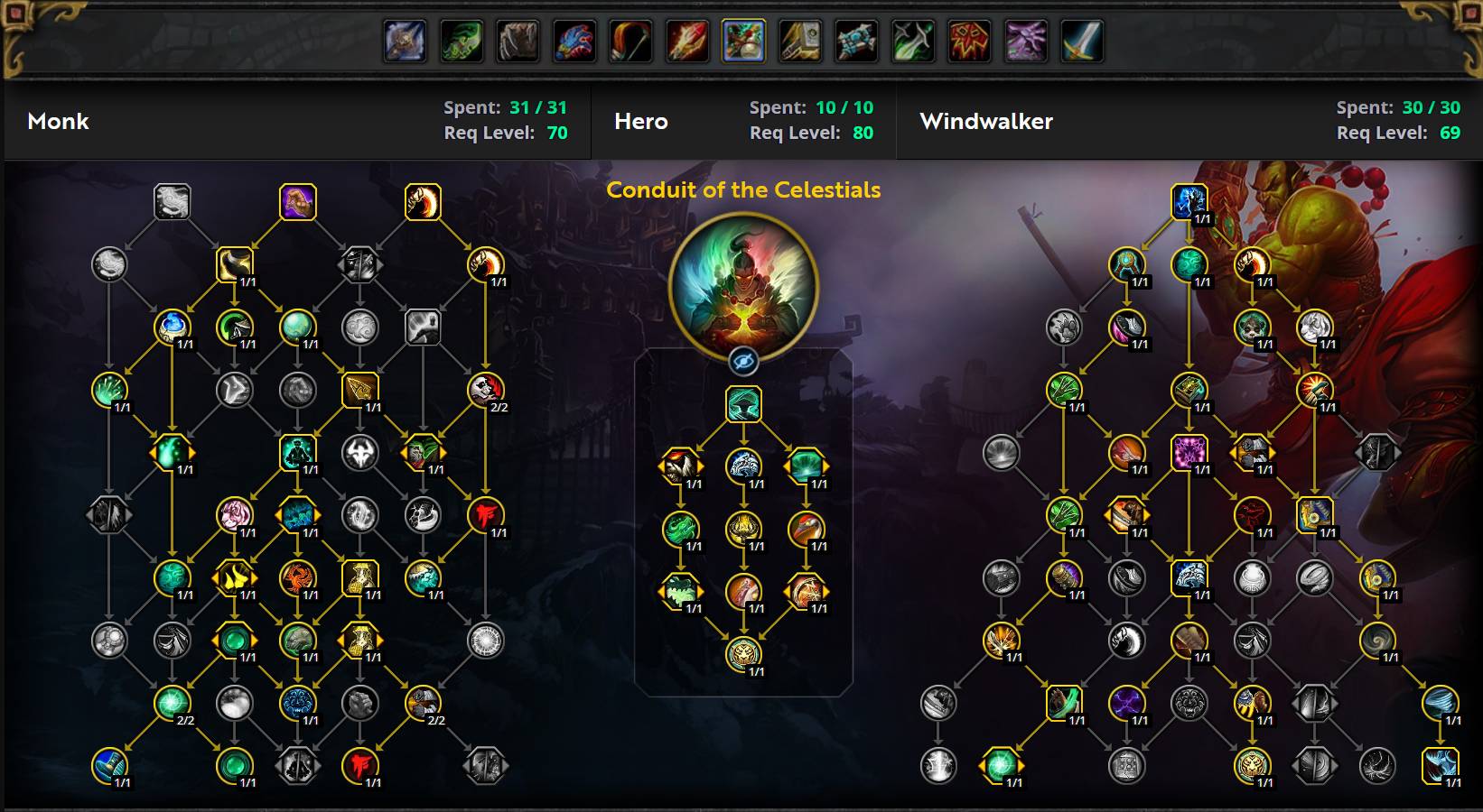 Windwalker Monk Single-Target Talents