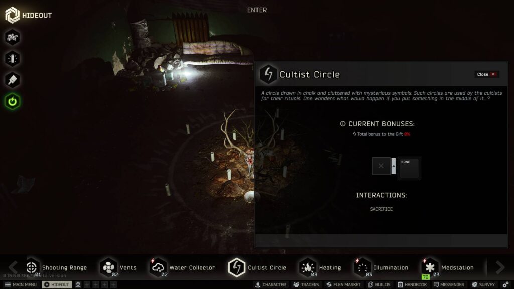 Cultist Circle Tarkov