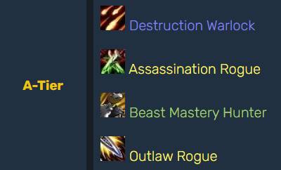 best class in wow pvp