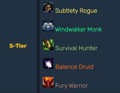 best class in wow pvp