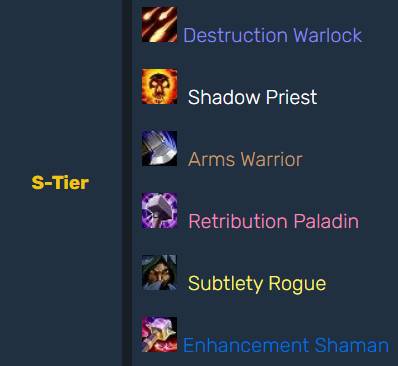 best class in wow pvp
