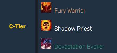 wow top pvp classes
