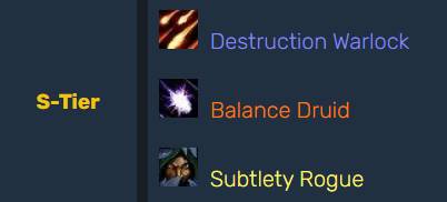 wow top pvp classes