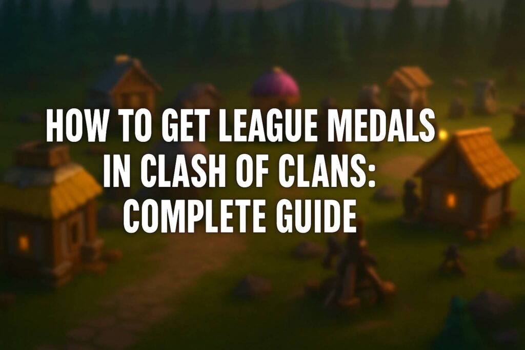 how to get league medals in Clash of Clans