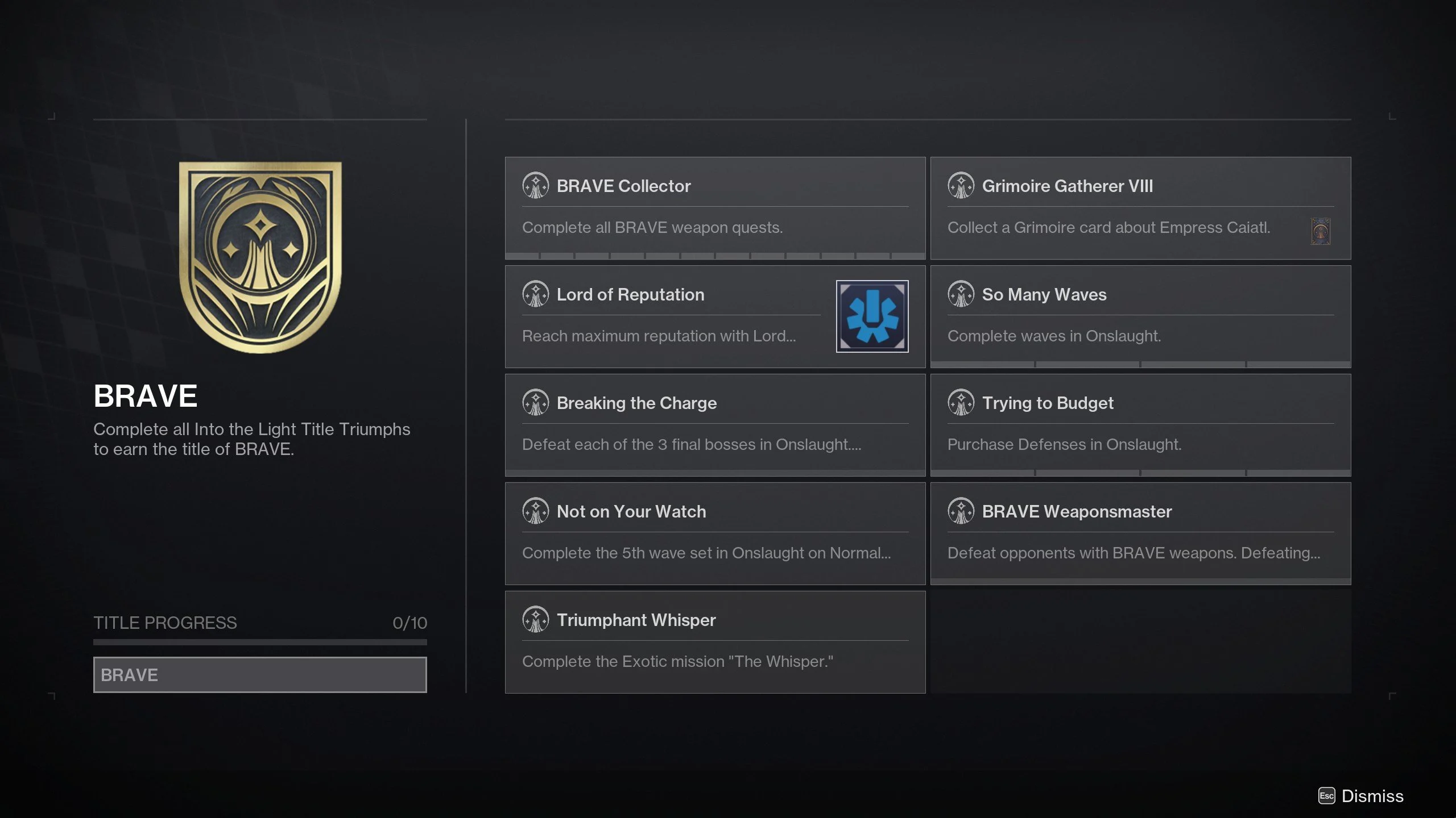 destiny 2 brave title 9 10