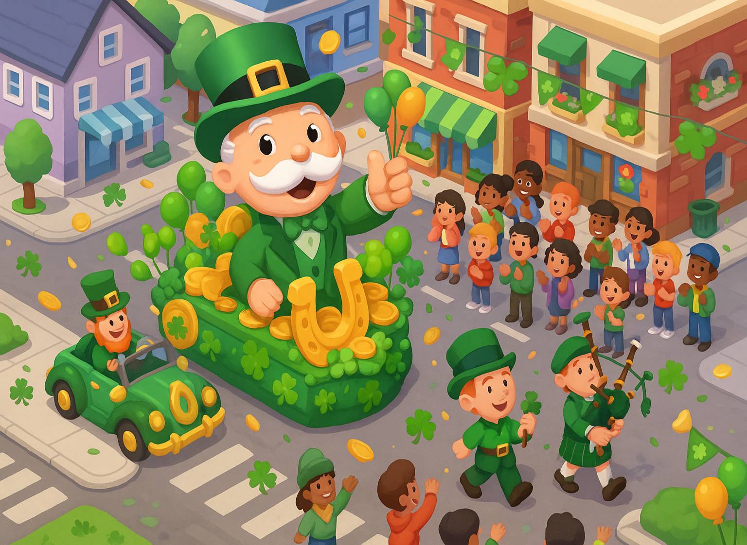St Patrick’s Day Parade monopoly go