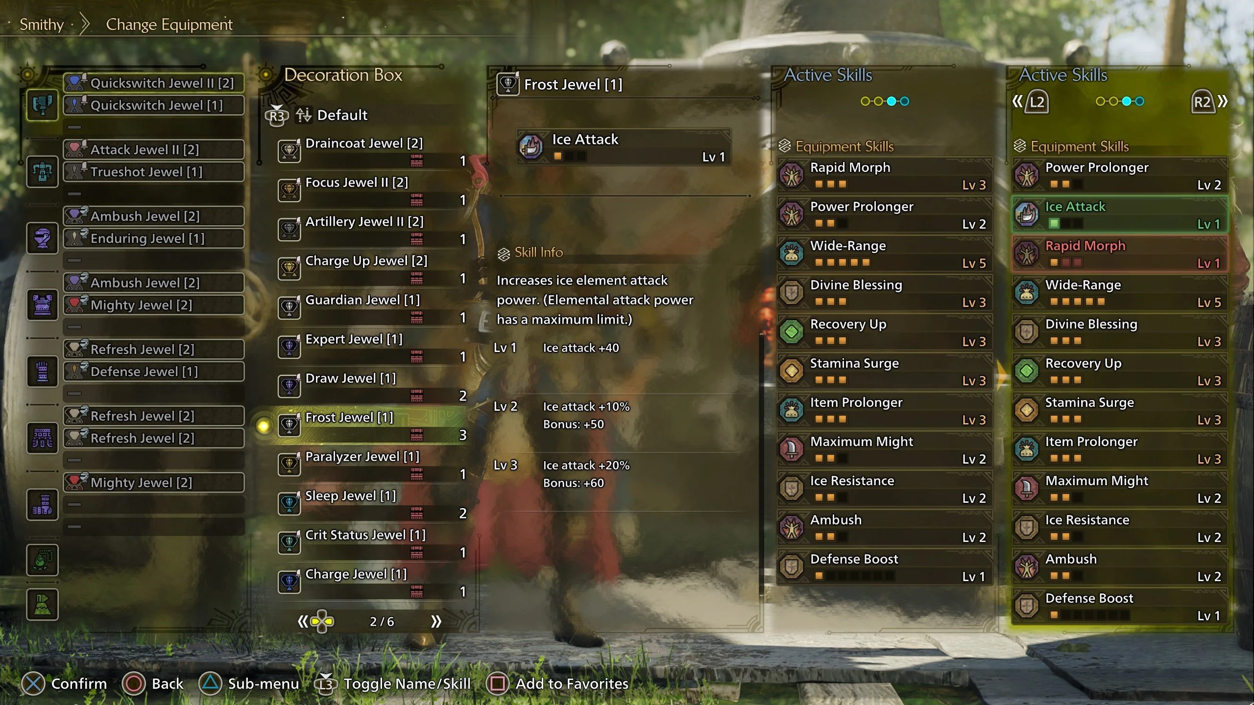 best decorations to equip mhw