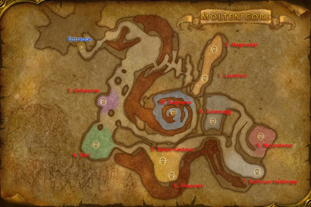 molten core bosses