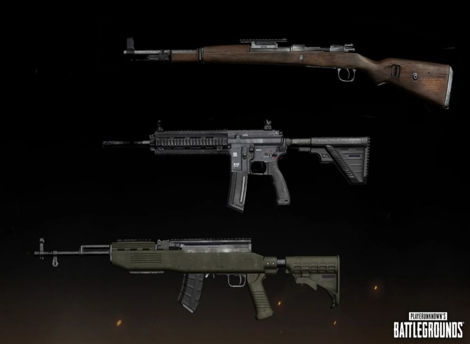 best guns PUBG