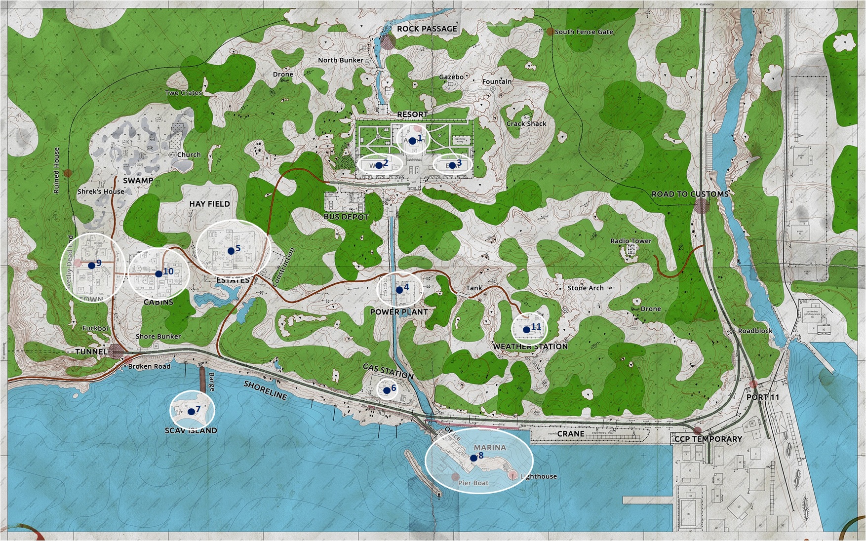 shoreline tarkov