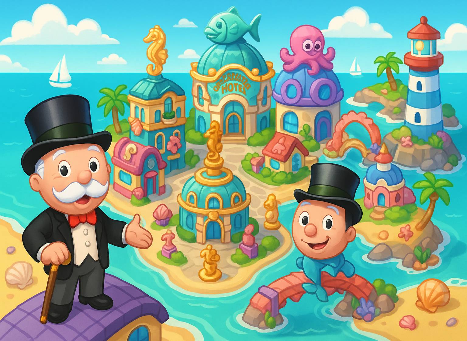 pearly cove monopoly go
