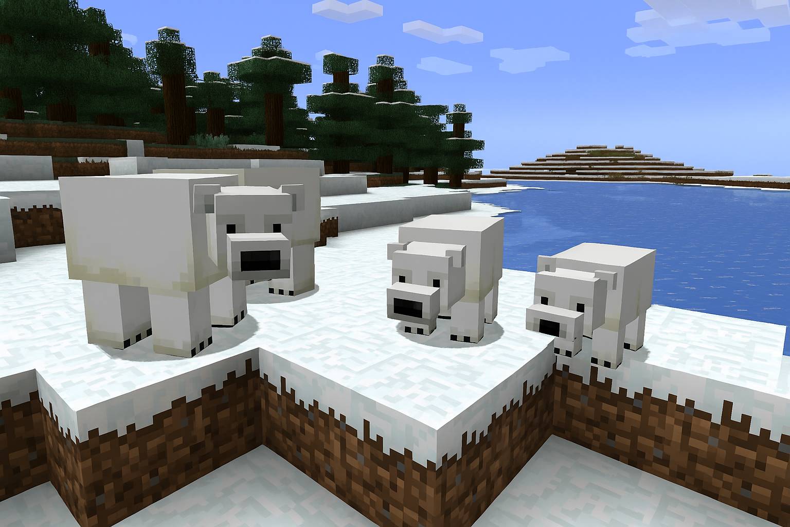how to tame minecraft polar bears