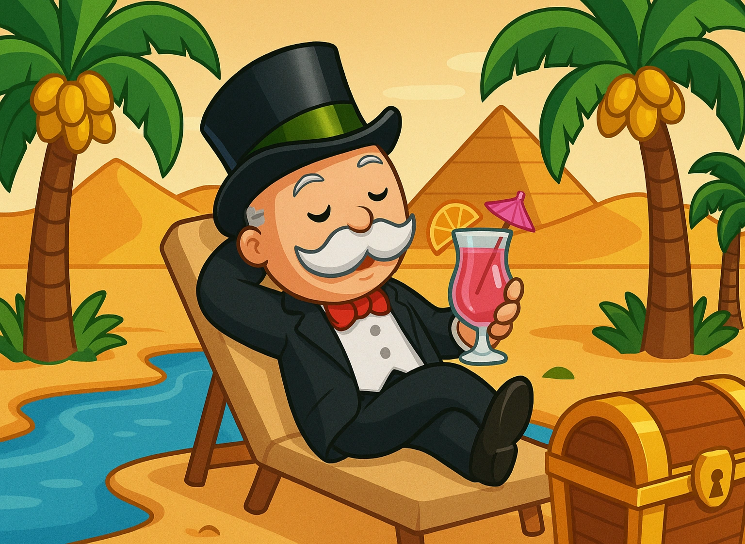 oasis riches monopoly go