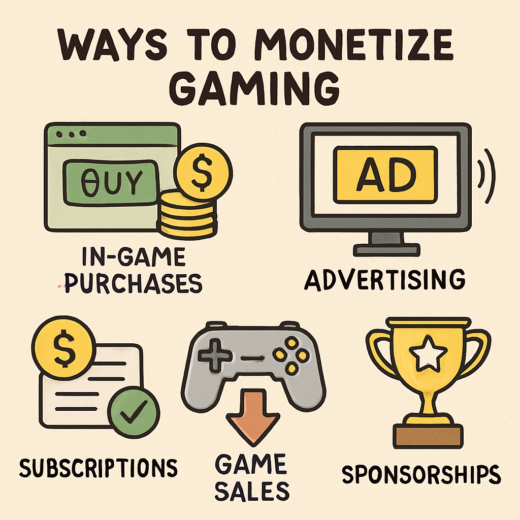 Different ways to monetize gaming
