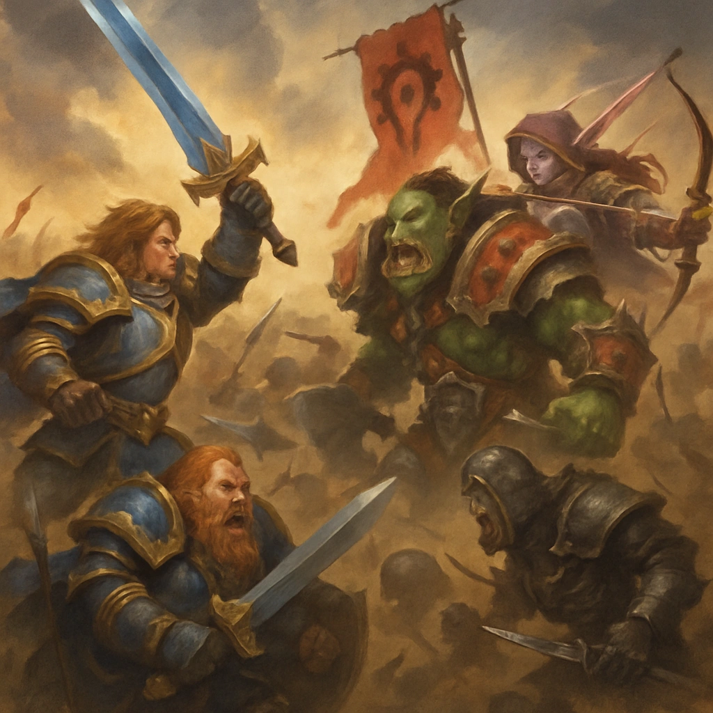 World of Warcraft battle scene