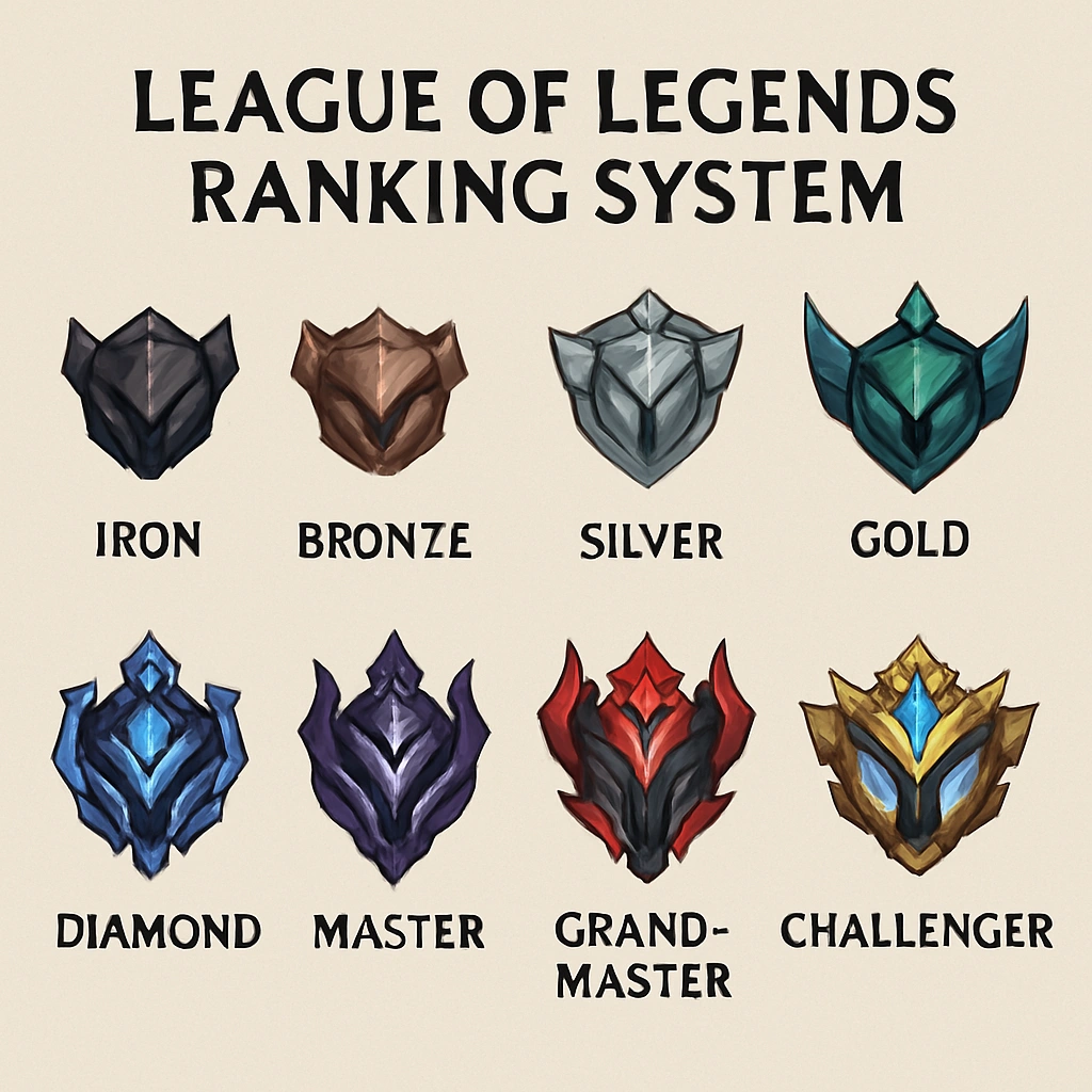 League of Legends ranking system chart