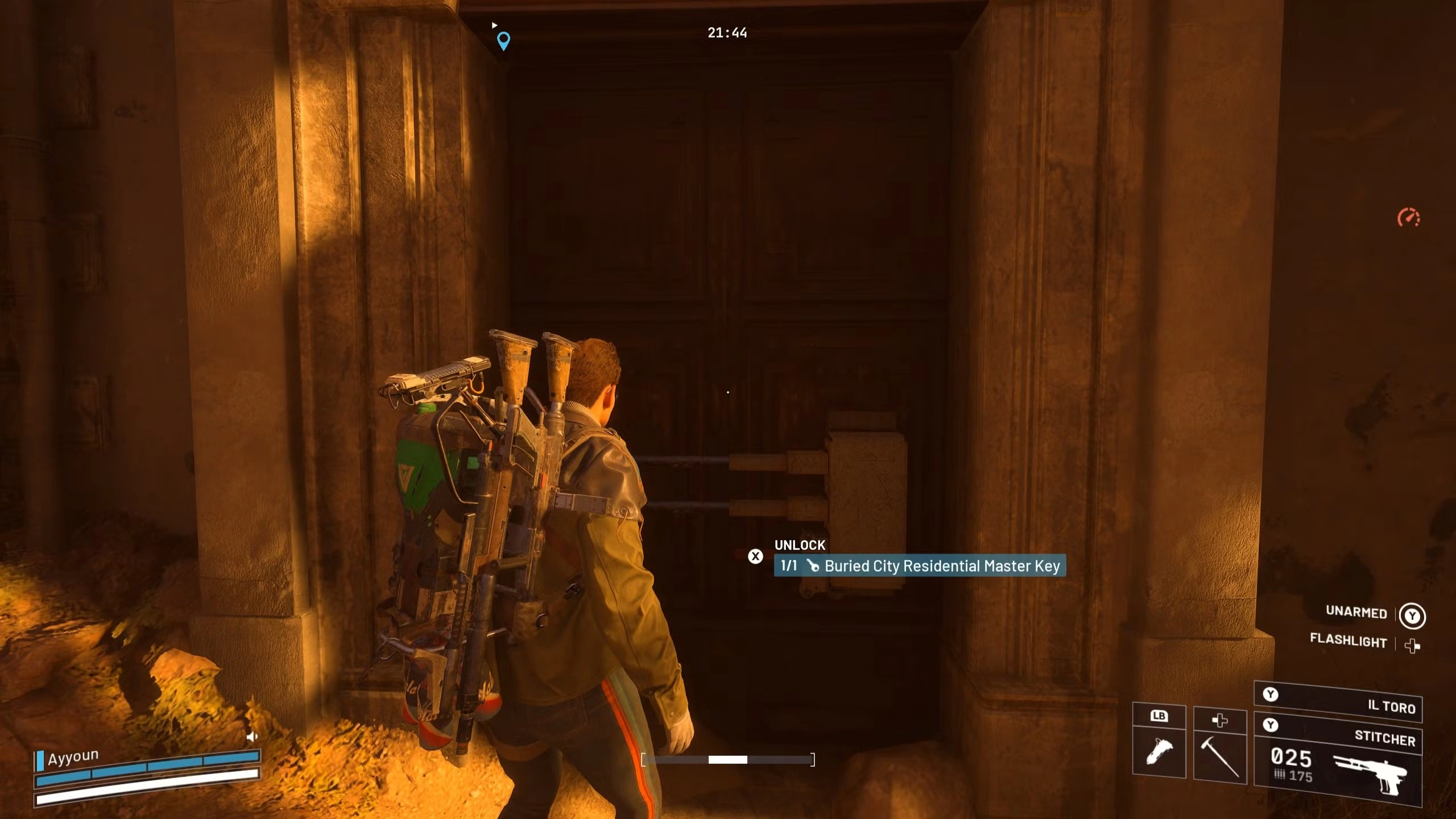 buried key locations