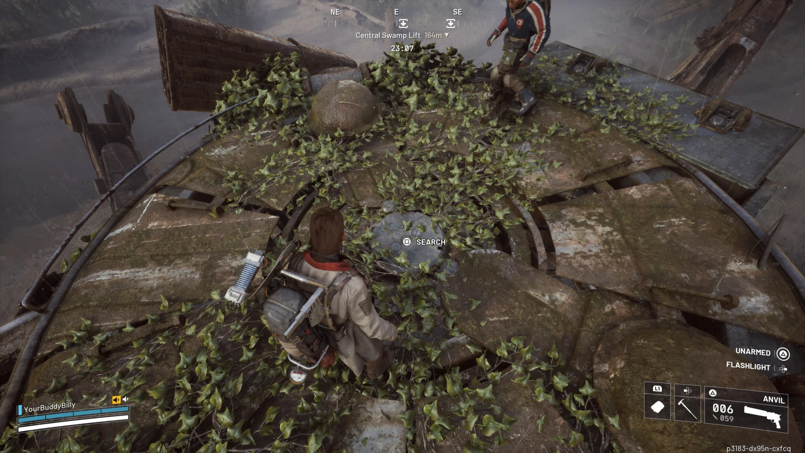 Looting a Baron Husk after breaching in Arc Raiders Dormant Barons quest