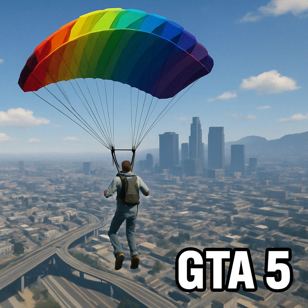 how to deploy parachute in gta 5