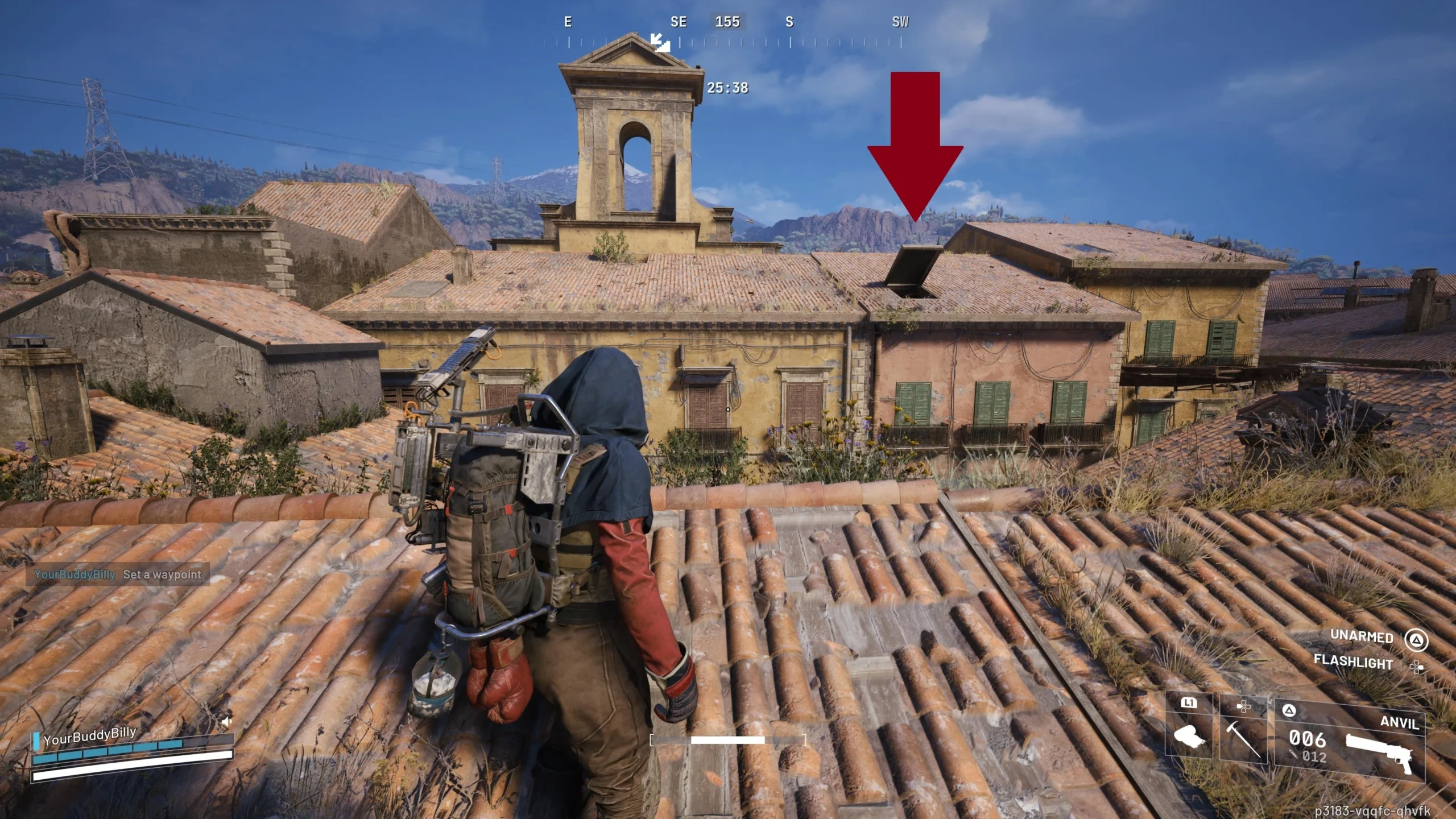 Open attic window entrance for Digging Up Dirt in Arc Raiders